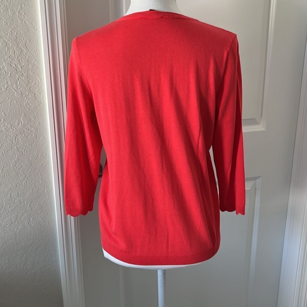 Talbots Black Label Charming Button Up Cardigan R… - image 5